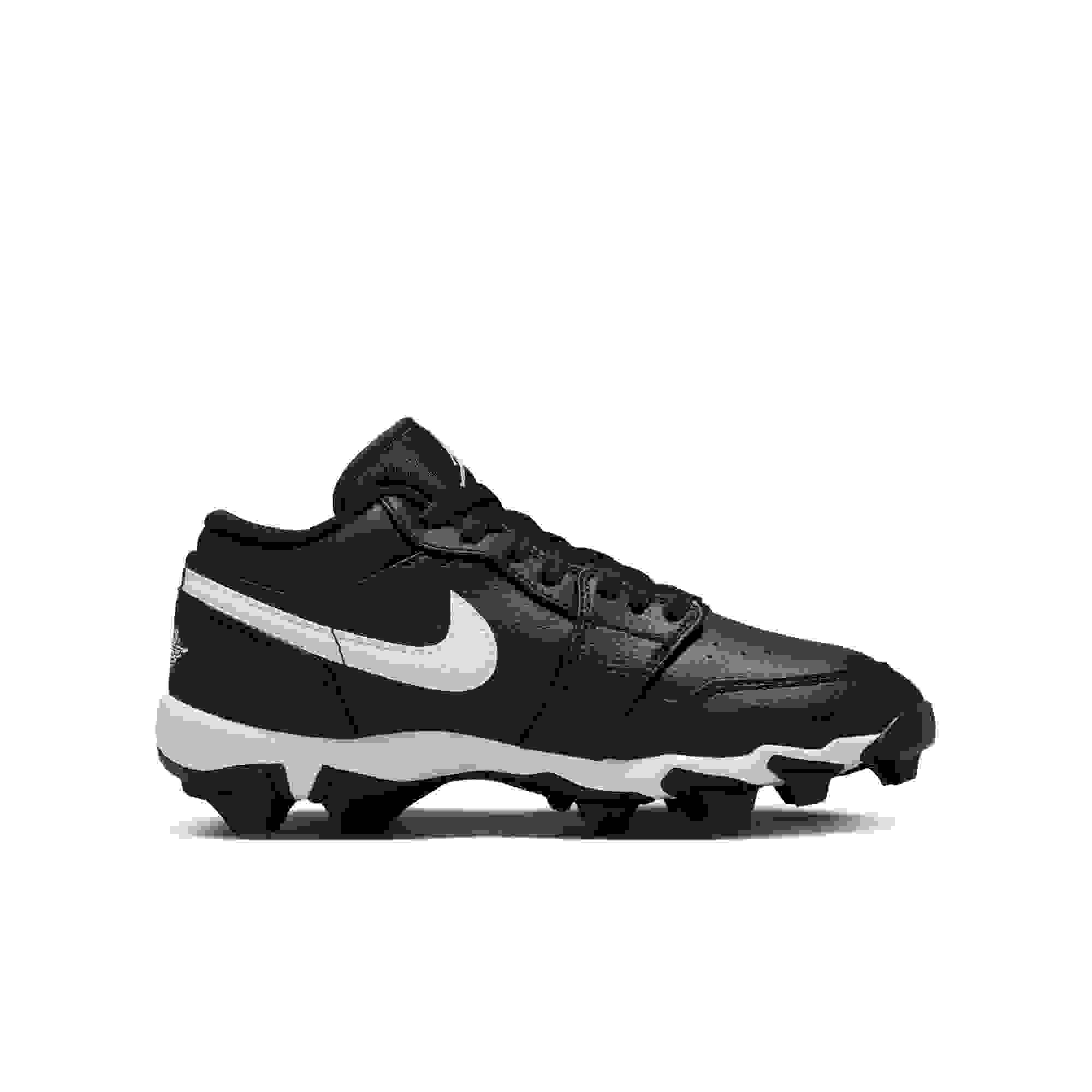Jordan 1 Low Grade School Boys' "Black/White" Multisport Cleat